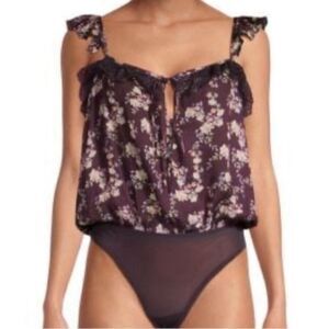 FREE PEOPLE Take It Away Thong Bodysuit